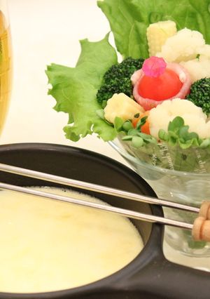 サラダブーケdeチーズフォンデュ-レシピのメイン写真