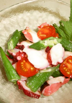 タコと夏野菜の塩レモンマリネ-レシピのメイン写真