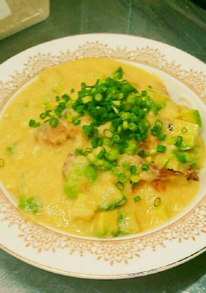 栄養素満点アボカドとろろ塩サンマ素麺-レシピのメイン写真