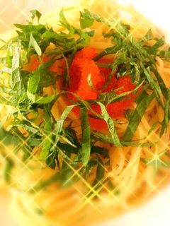 簡単!美味しい!とびっこと大葉のパスタ-レシピのメイン写真