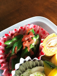 お弁当に☆オクラの梅和え-レシピのメイン写真