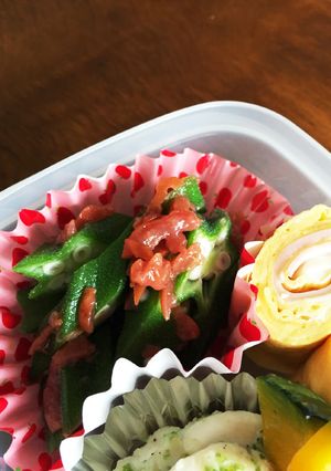 お弁当に☆オクラの梅和え-レシピのメイン写真