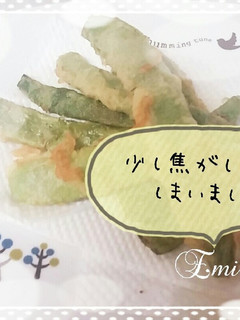 簡単! 夏☆毎日食べたい*ささげの天ぷら-レシピのメイン写真