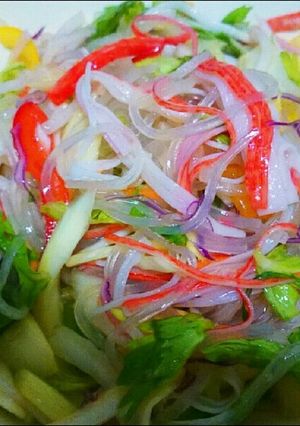 酒飲みのタイ風マロニーサラダ-レシピのメイン写真