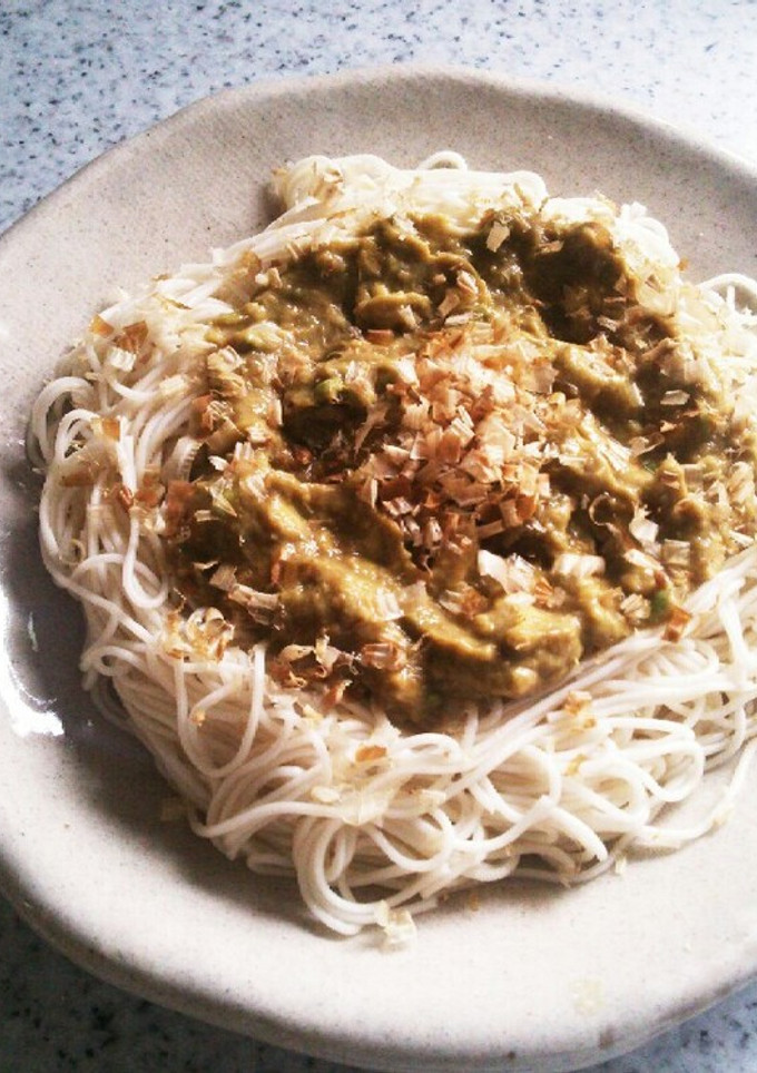 和風アボカドそうめん（わさびしょうゆ）-レシピのメイン写真