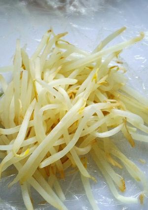レンジで簡単♪洗い物なし♪ラップでもやし-レシピのメイン写真