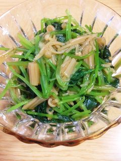 三つ葉のなめたけ和え-レシピのメイン写真