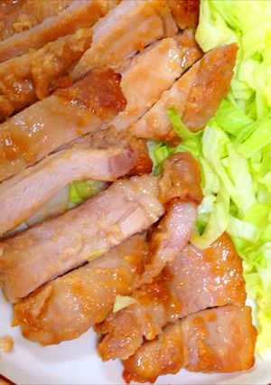 簡単！カロリーオフ豚の西京焼き風ステーキ-レシピのメイン写真
