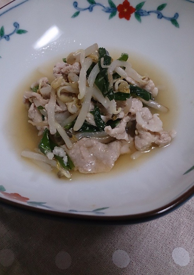 野菜＋豚肉蒸し（中華風）-レシピのメイン写真