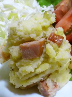 定番ポテトサラダ ベーコンとピクルス-レシピのメイン写真