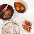 【深酒朝食】16穀粥とお供達