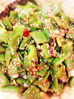 常備菜にも♩モロッコいんげんの辛胡麻和え-レシピのメイン写真