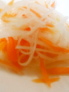 大根と人参のなます-レシピのメイン写真