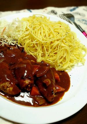 節約なのに豪華♢豚こまロールのデミソース-レシピのメイン写真