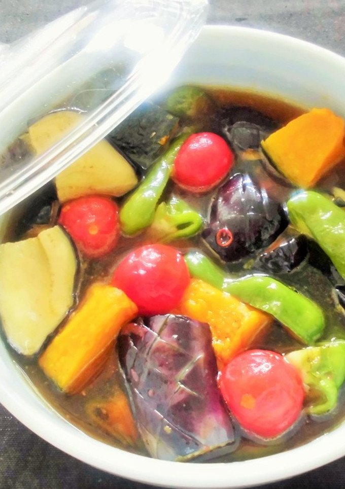 夏野菜　揚げ浸し-レシピのメイン写真