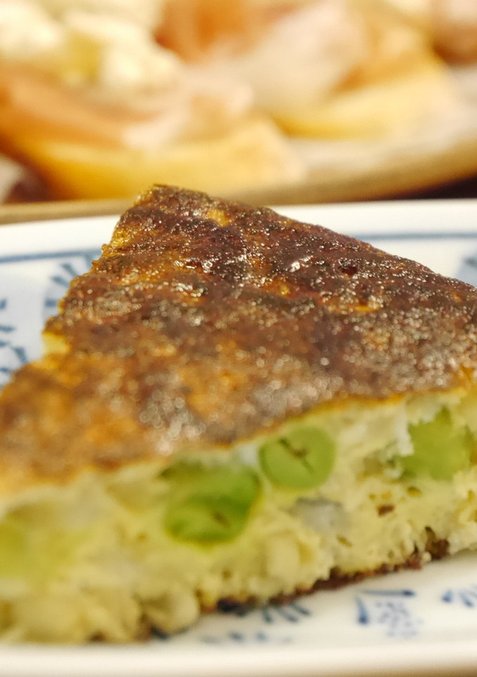 とうもろこしと枝豆のスペインオムレツ風-レシピのメイン写真