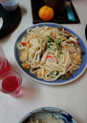 血管プラークダイエット食408（うどん）-レシピのメイン写真