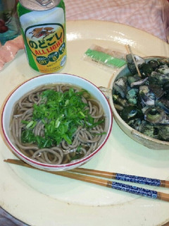 血管プラークダイエット食409(貝蕎麦)-レシピのメイン写真