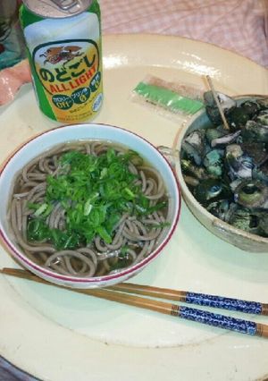 血管プラークダイエット食409（貝蕎麦）-レシピのメイン写真