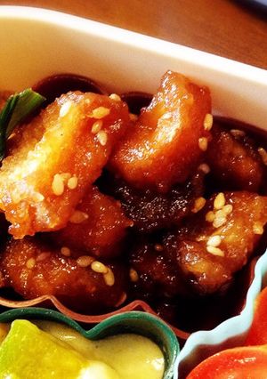 お弁当に♪簡単♡エリンギの甘唐揚げ-レシピのメイン写真