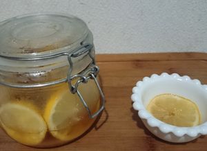 cafeの味⁉三温糖でレモンの砂糖漬け-レシピのメイン写真