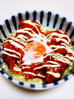 からあげのチリマヨ丼-レシピのメイン写真