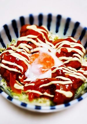 からあげのチリマヨ丼-レシピのメイン写真