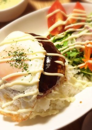 バルサミコ酢で♡おとなのロコモコ丼-レシピのメイン写真