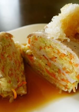 豚とキャベツのひんやりミルフィーユ-レシピのメイン写真