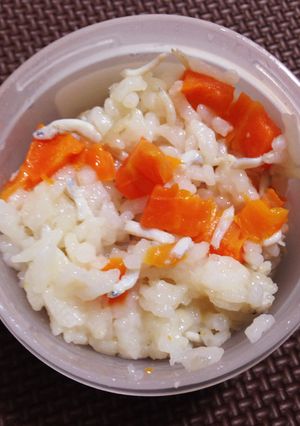 離乳食 後期 シラスの炊き込みご飯-レシピのメイン写真