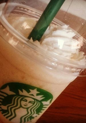 ピーチフラペチーノ☆スタバ風-レシピのメイン写真
