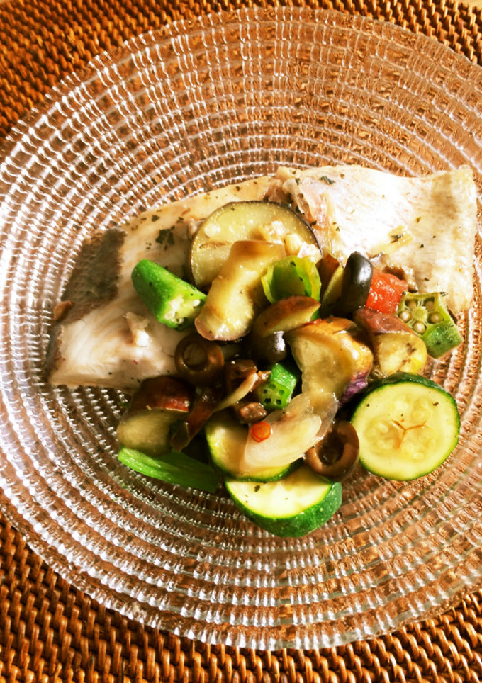 鯛のアクアパッツァ風夏野菜ソース-レシピのメイン写真