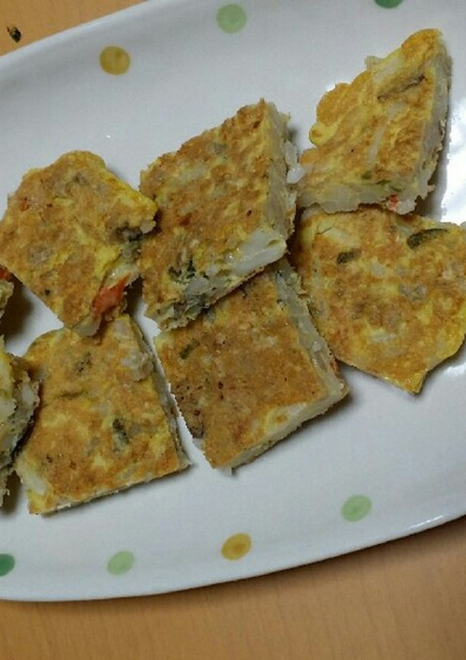 離乳食完了期 うどんの卵焼き-レシピのメイン写真