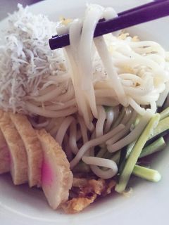 ちりめんの冷やしうどん♪ぶっかけ-レシピのメイン写真
