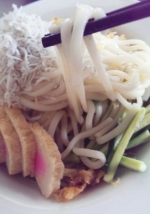 ちりめんの冷やしうどん♪ぶっかけ-レシピのメイン写真