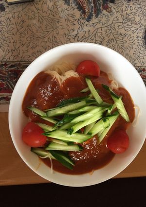 ジャージャー麺風そうめん-レシピのメイン写真