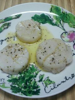 生ホタテ焼き (レア)-レシピのメイン写真