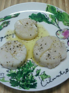 生ホタテ焼き (レア)-レシピのメイン写真