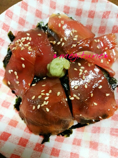 漬けない?時短漬けマグロ丼☆1人ランチ-レシピのメイン写真