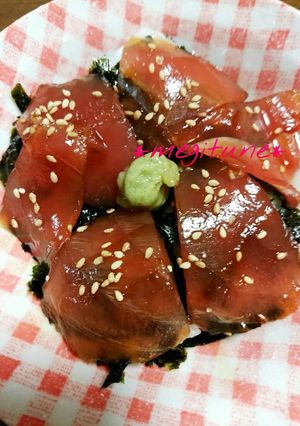 漬けない？時短漬けマグロ丼☆1人ランチ-レシピのメイン写真
