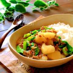 รูปของ ✿とろとろ♡かぶの挽肉あんかけ丼✿