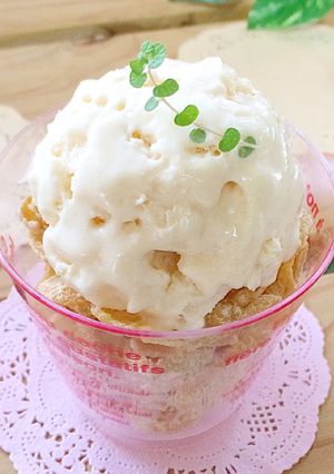 桃のアイスクリーム❁-レシピのメイン写真