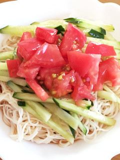 ☆冷やし中華風そうめん☆-レシピのメイン写真