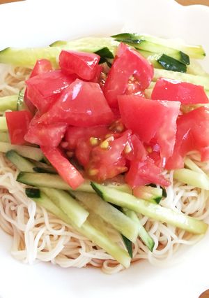 ☆冷やし中華風そうめん☆-レシピのメイン写真