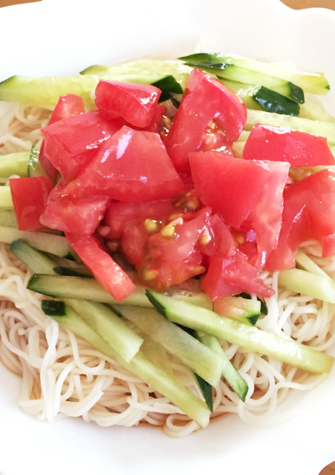 ☆冷やし中華風そうめん☆-レシピのメイン写真
