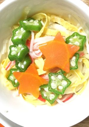 七夕そうめん☆ 離乳食 完了期-レシピのメイン写真