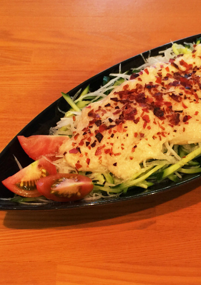 つるっと食べられる☆とろろサラダ-レシピのメイン写真