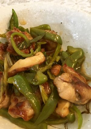 大量消費!ピーマンと豚肉の黒酢炒め-レシピのメイン写真