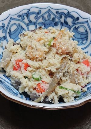 懐かしい味、おからの炒り煮-レシピのメイン写真