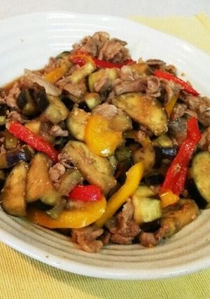 ご飯が進む♪なすと豚肉の甘味噌炒め-レシピのメイン写真